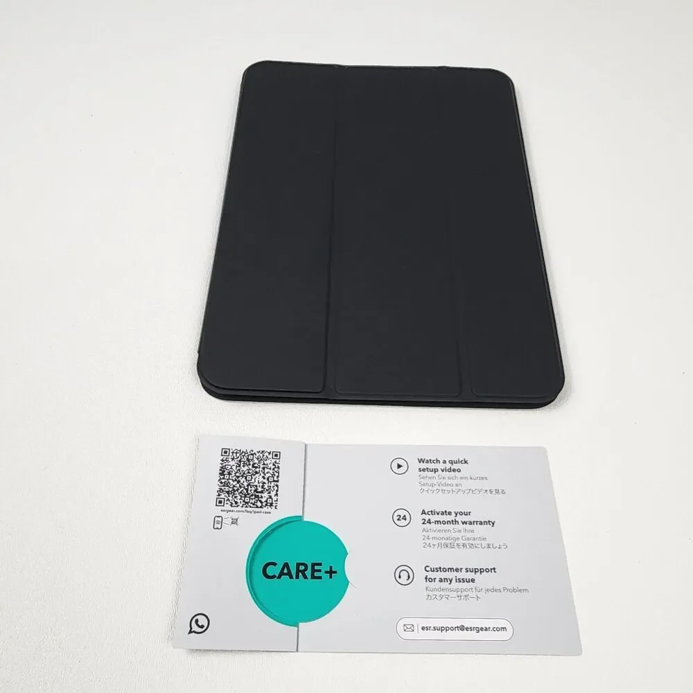 ESR Rebound Magnetic Case for iPad 11th Gen A16 10th Gen 10.9 Black